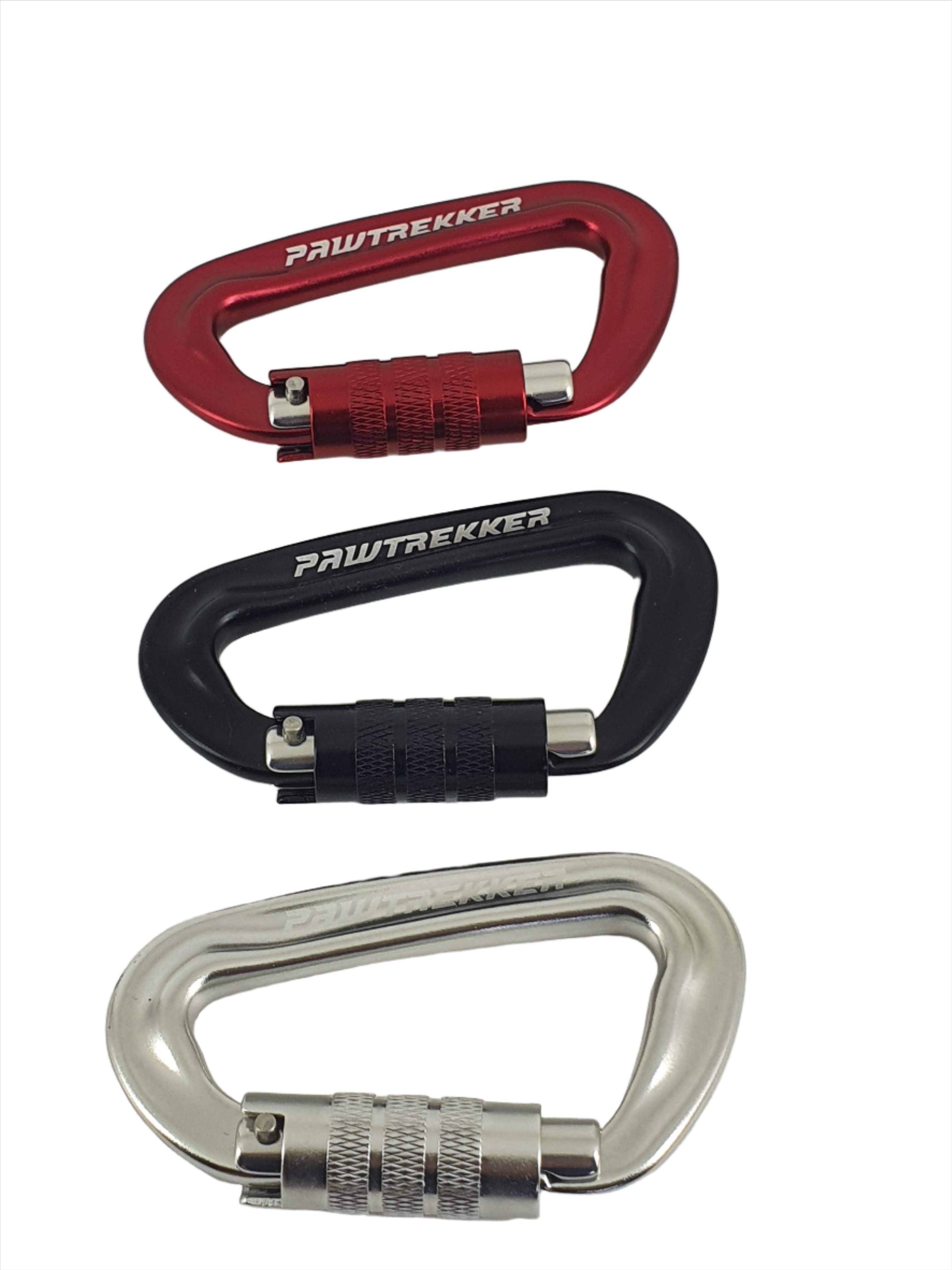 Small Autolock Carabiner (Pawtrekker) - SnowPaw Store - Pawtrekker - Active Dog Gear